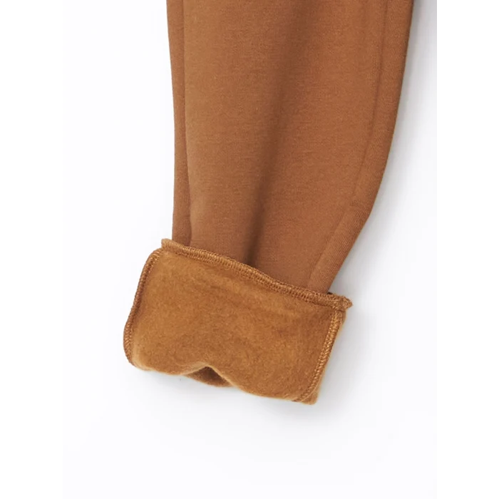 LCW Kids BEYAZ Bisiklet Yaka Baskılı Erkek Bebek Sweatshirt ve Eşofman Alt 2li