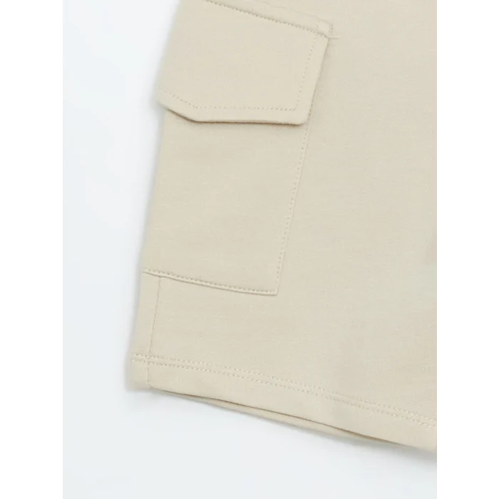 LCW Kids ANTRASİT Bisiklet Yaka Baskılı Erkek Çocuk Tişört ve Şort 2li