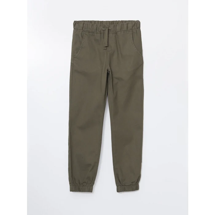 LCW Kids HAKİ Beli Lastikli Erkek Çocuk Jogger Pantolon
