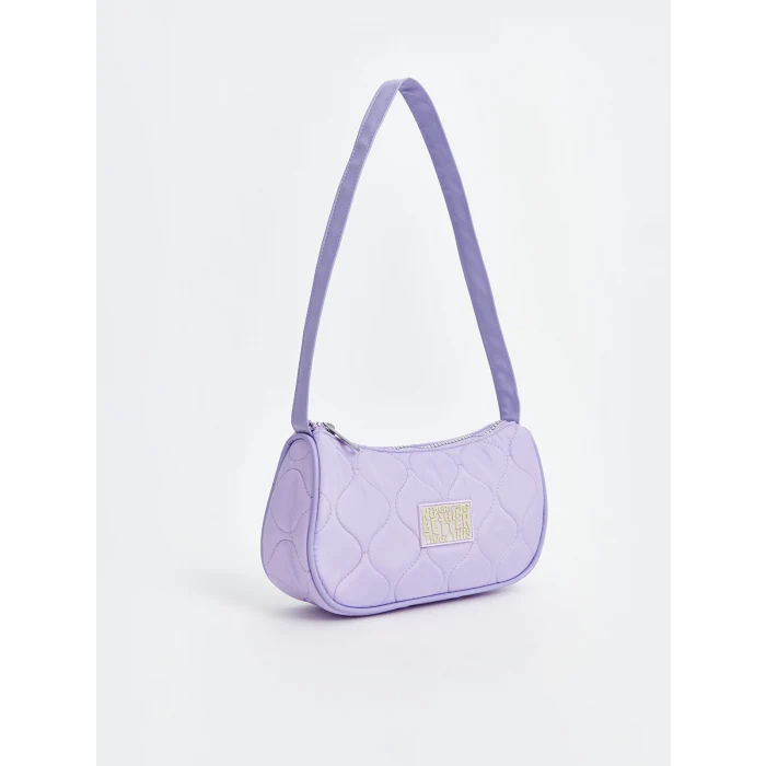 LCW ACCESSORIES LİLA Baskılı Kız Çocuk Baget Çanta