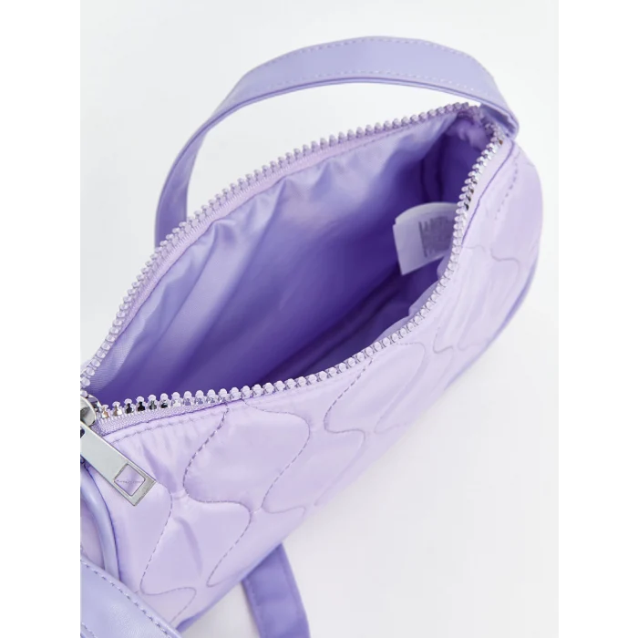 LCW ACCESSORIES LİLA Baskılı Kız Çocuk Baget Çanta