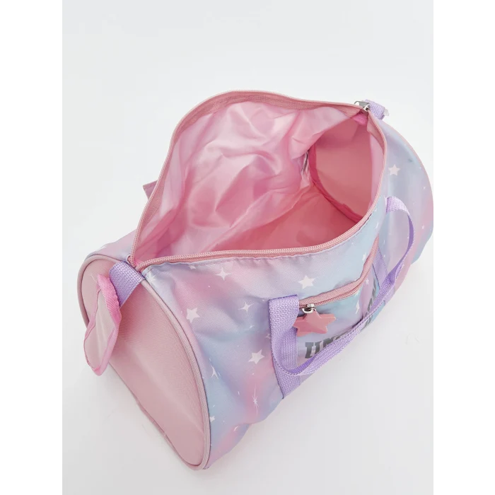 LCW ACCESSORIES MAVİ Baskılı Kız Çocuk Spor Çantası