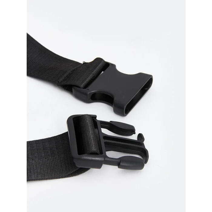 LCW ACCESSORIES SİYAH Çok Bölmeli Erkek Göğüs Çantası