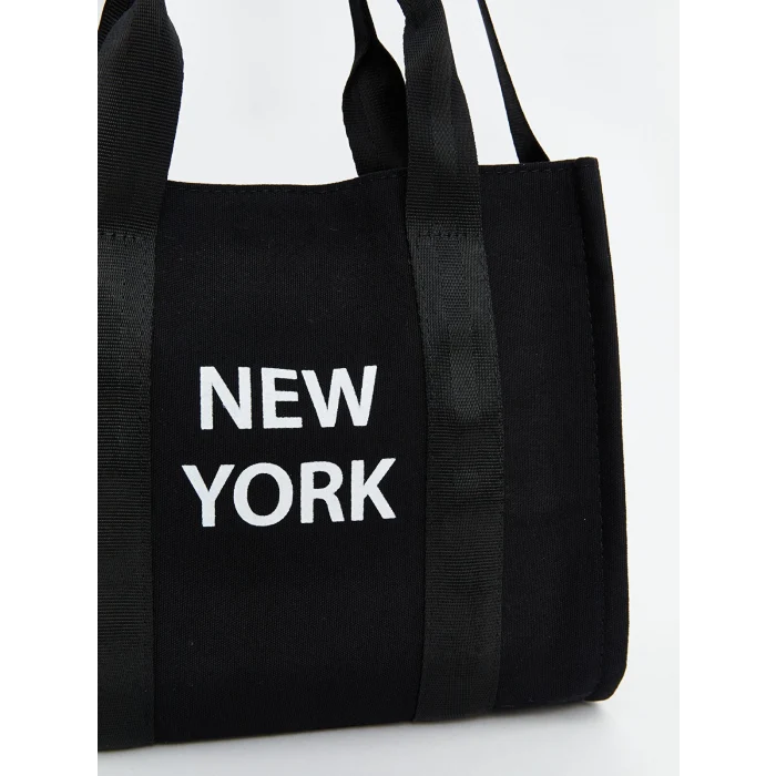 LCW ACCESSORIES SİYAH Baskılı Kız Çocuk Omuz Çantası