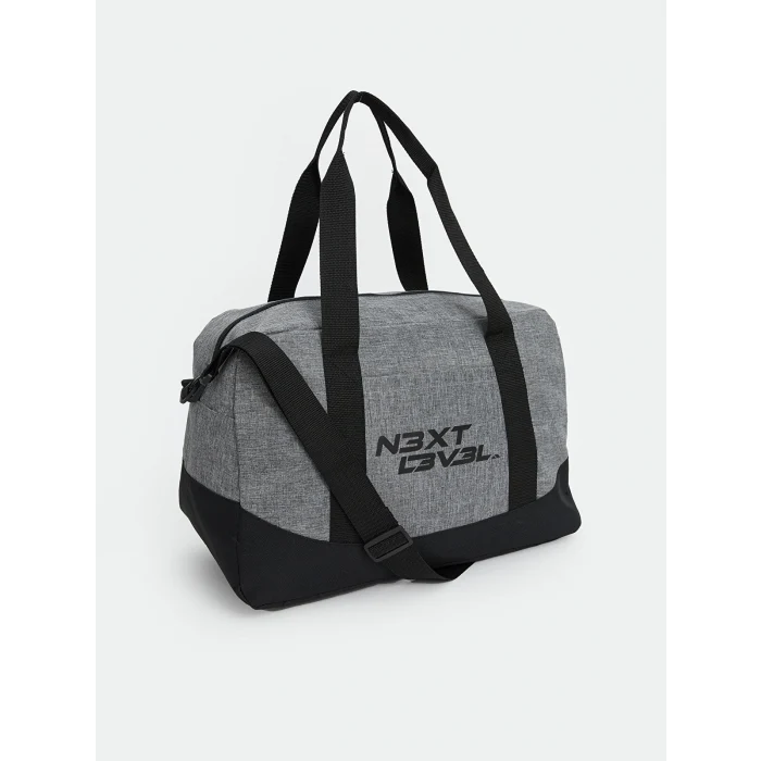 LCW ACCESSORIES SİYAH Baskılı Erkek Spor Çantası