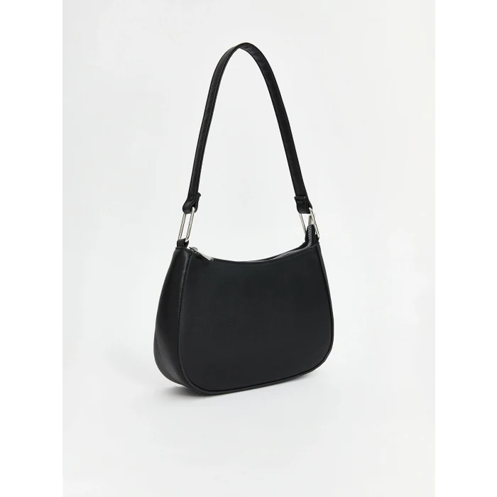 LCW ACCESSORIES SİYAH Deri Görünümlü Kadın Kol Çantası