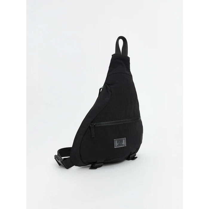 LCW ACCESSORIES SİYAH Baskılı Erkek Göğüs Çantası