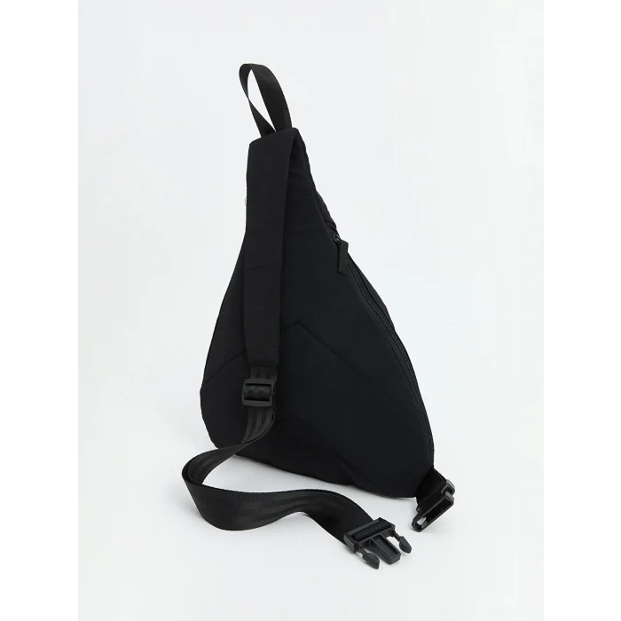 LCW ACCESSORIES SİYAH Baskılı Erkek Göğüs Çantası