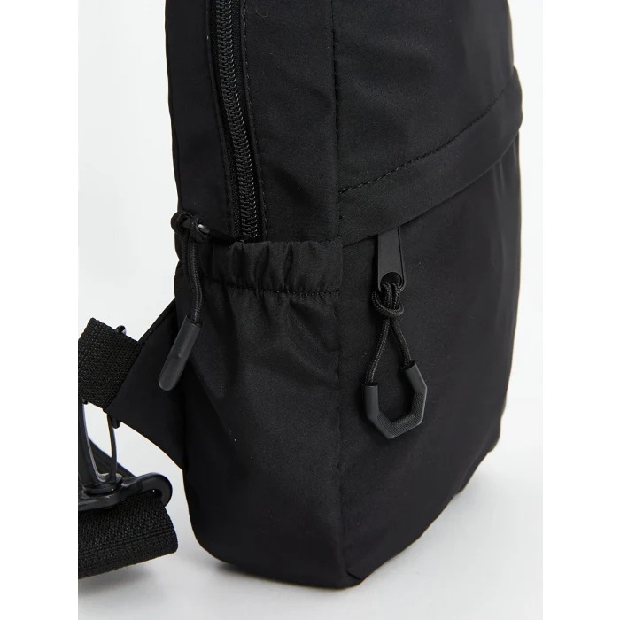 LCW ACCESSORIES SİYAH Fermuarlı Erkek Göğüs Çantası