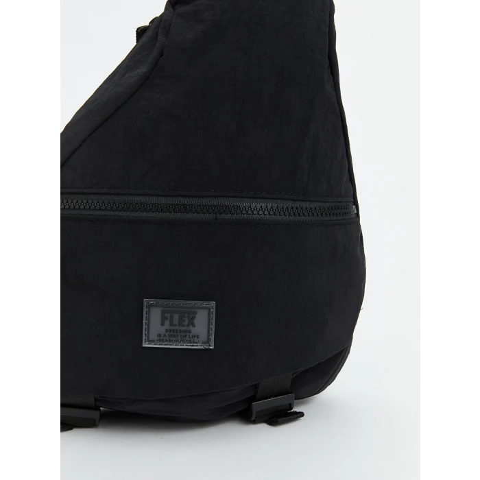 LCW ACCESSORIES SİYAH Baskılı Erkek Göğüs Çantası