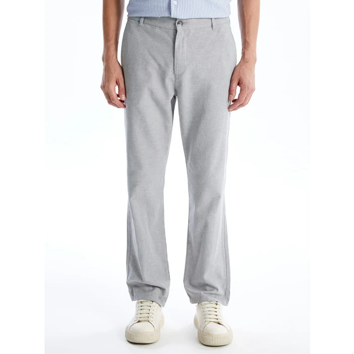 SOUTHBLUE GRİ Standart Kalıp Poplin Erkek Pantolon