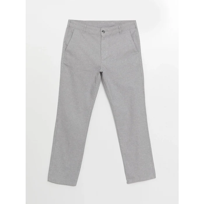 SOUTHBLUE GRİ Standart Kalıp Poplin Erkek Pantolon