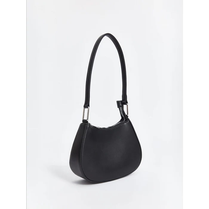 LCW ACCESSORIES SİYAH Deri Görünümlü Kadın El Çantası