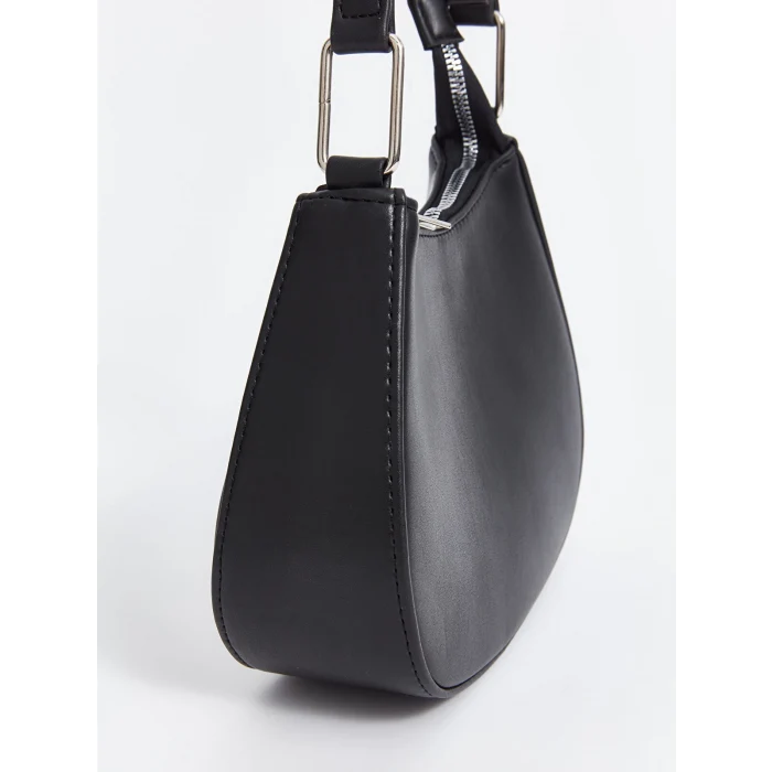 LCW ACCESSORIES SİYAH Deri Görünümlü Kadın El Çantası