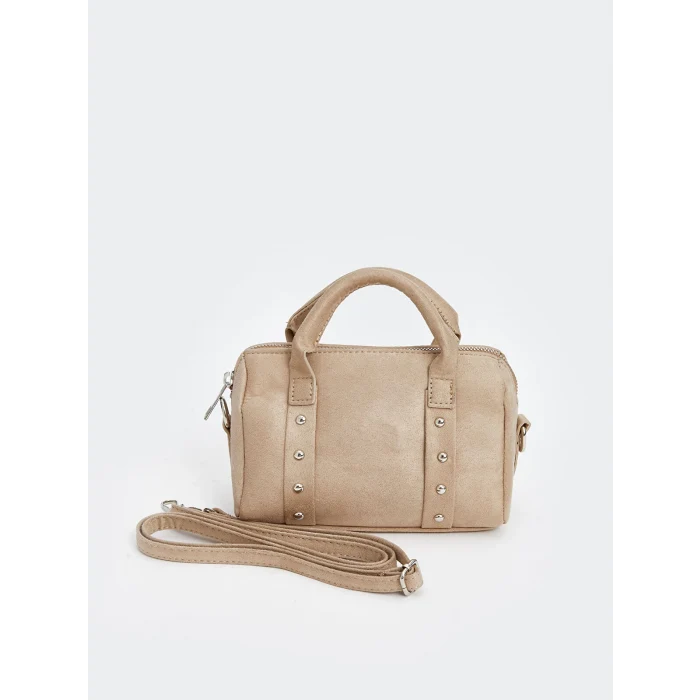 LCW ACCESSORIES BEJ Süet Görünümlü Kadın Omuz Çantası