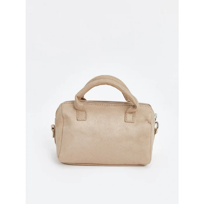 LCW ACCESSORIES BEJ Süet Görünümlü Kadın Omuz Çantası