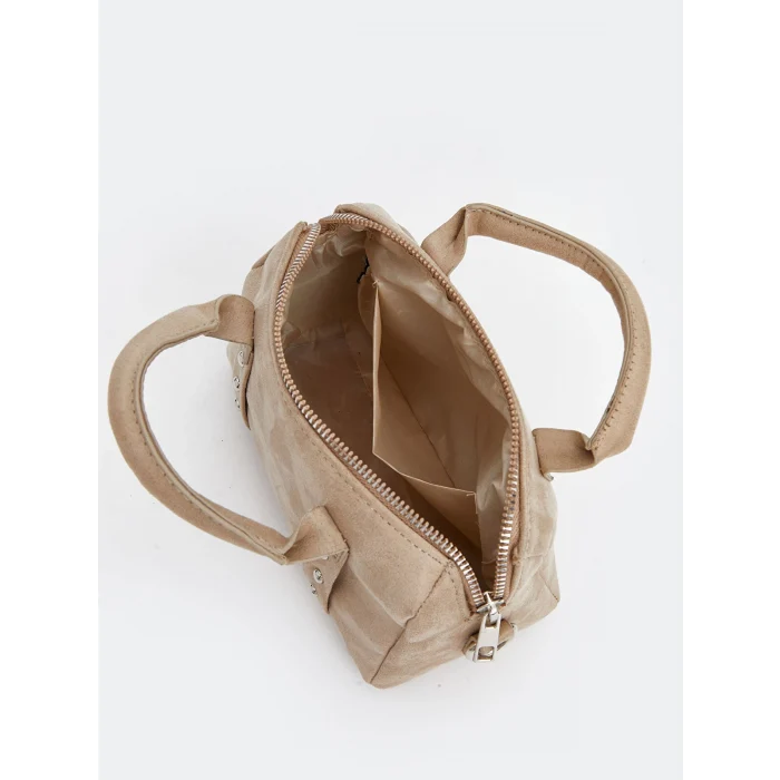 LCW ACCESSORIES BEJ Süet Görünümlü Kadın Omuz Çantası