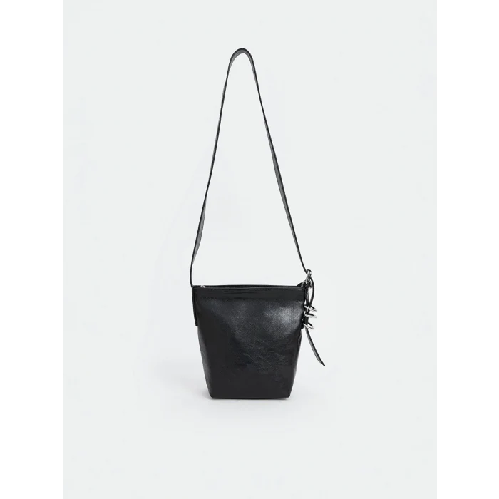 LCW ACCESSORIES SİYAH Deri Görünümlü Kadın Omuz Çantası