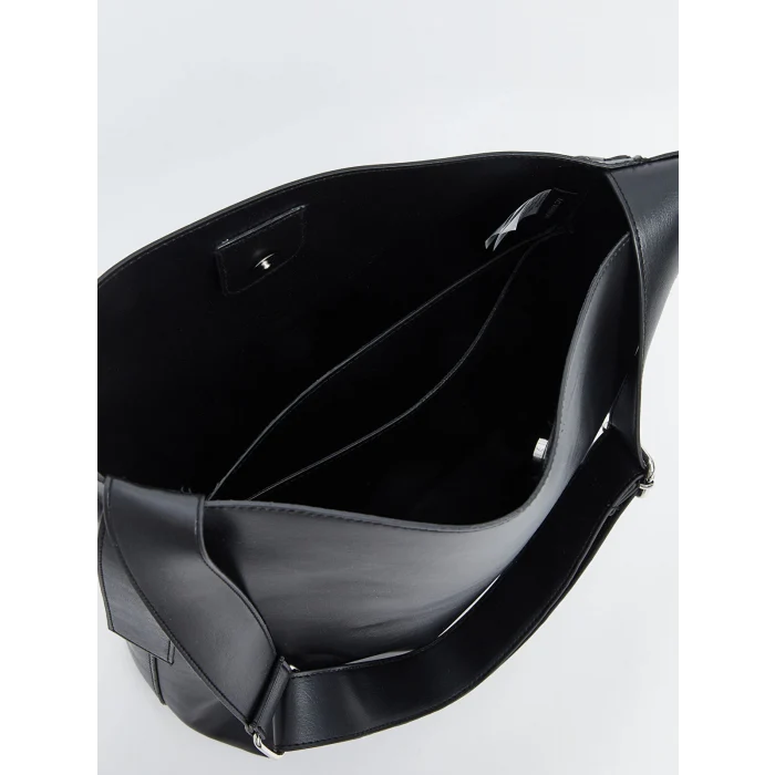 LCW ACCESSORIES SİYAH Deri Görünümlü Kadın Omuz Çantası