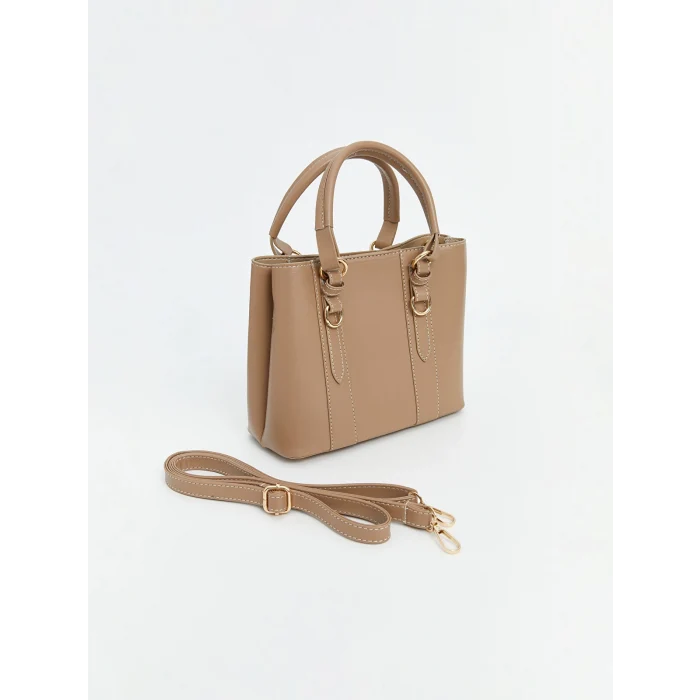 LCW ACCESSORIES KAHVERENGİ Deri Görünümlü Kadın El Çantası