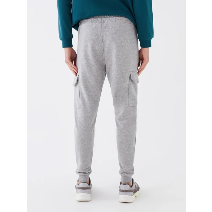 LCW Casual GRİ Slim Fit Erkek Kargo Eşofman Altı