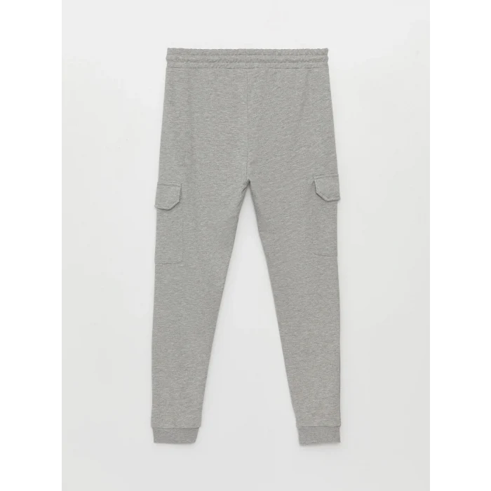 LCW Casual GRİ Slim Fit Erkek Kargo Eşofman Altı