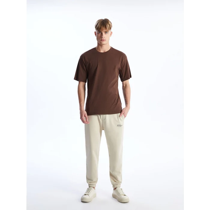 LCW Casual BEJ Standart Kalıp Erkek Kalın Jogger Eşofman Altı