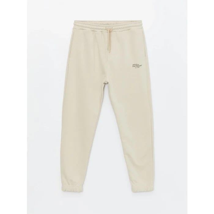 LCW Casual BEJ Standart Kalıp Erkek Kalın Jogger Eşofman Altı