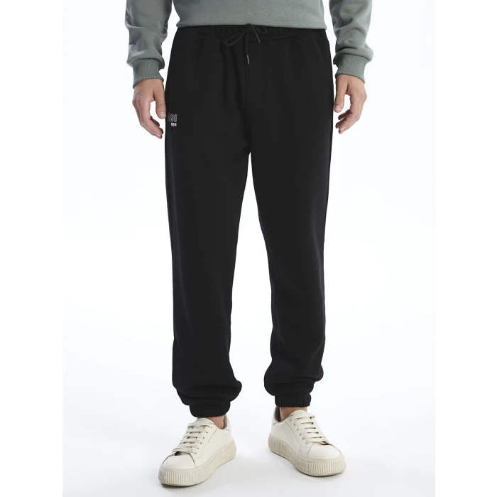 LCW Casual SİYAH Rahat Kalıp Erkek Kalın Jogger Eşofman Altı