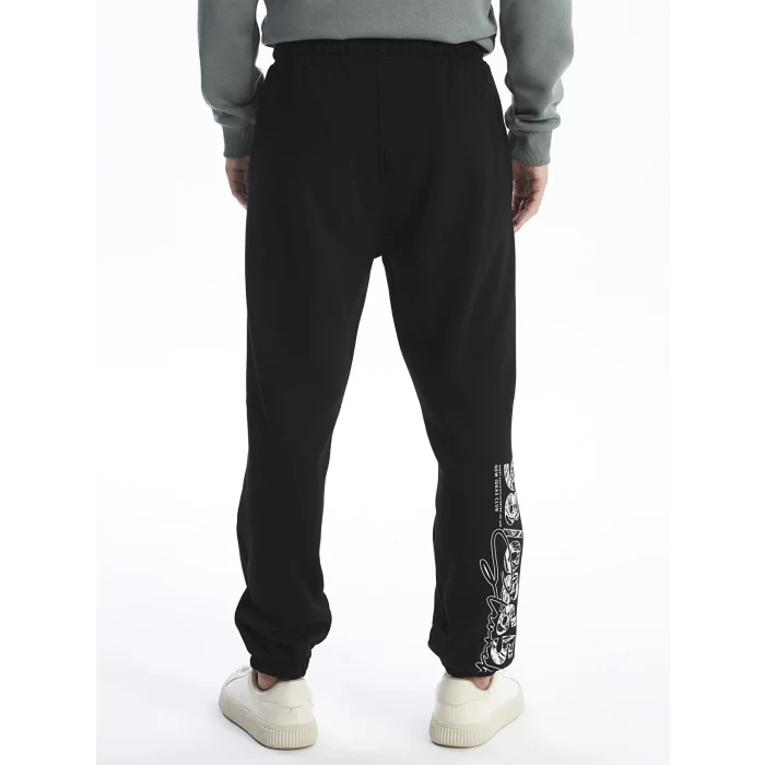 LCW Casual SİYAH Rahat Kalıp Erkek Kalın Jogger Eşofman Altı