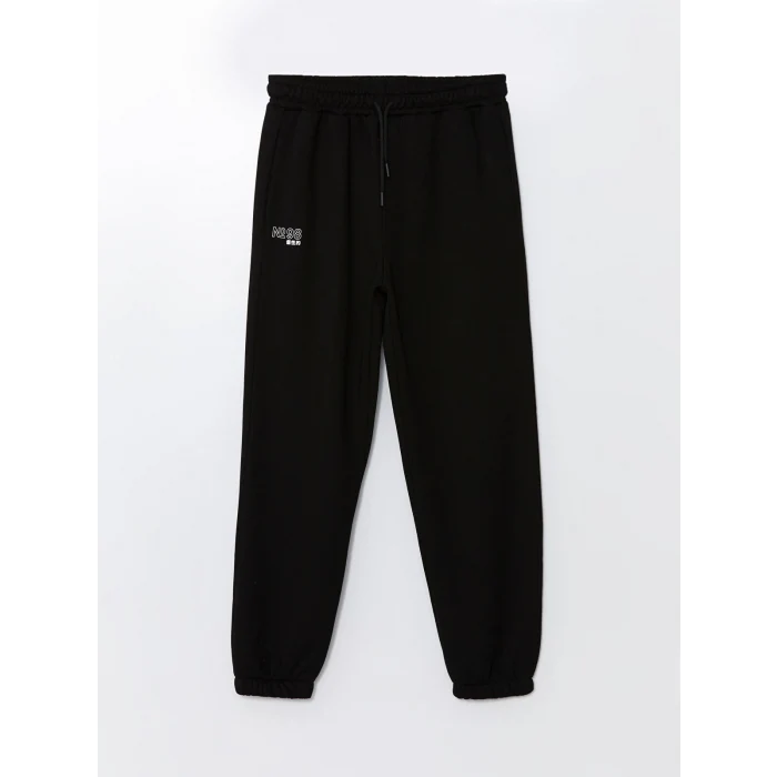 LCW Casual SİYAH Rahat Kalıp Erkek Kalın Jogger Eşofman Altı