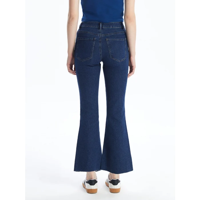 LCW Jeans İNDİGO Mars Flare Kadın Jean Pantolon