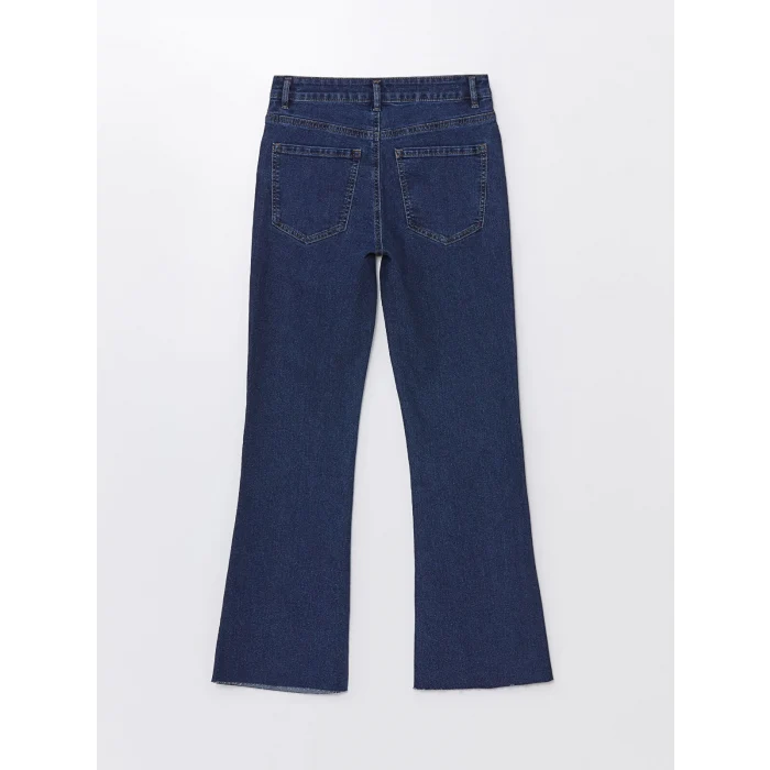 LCW Jeans İNDİGO Mars Flare Kadın Jean Pantolon