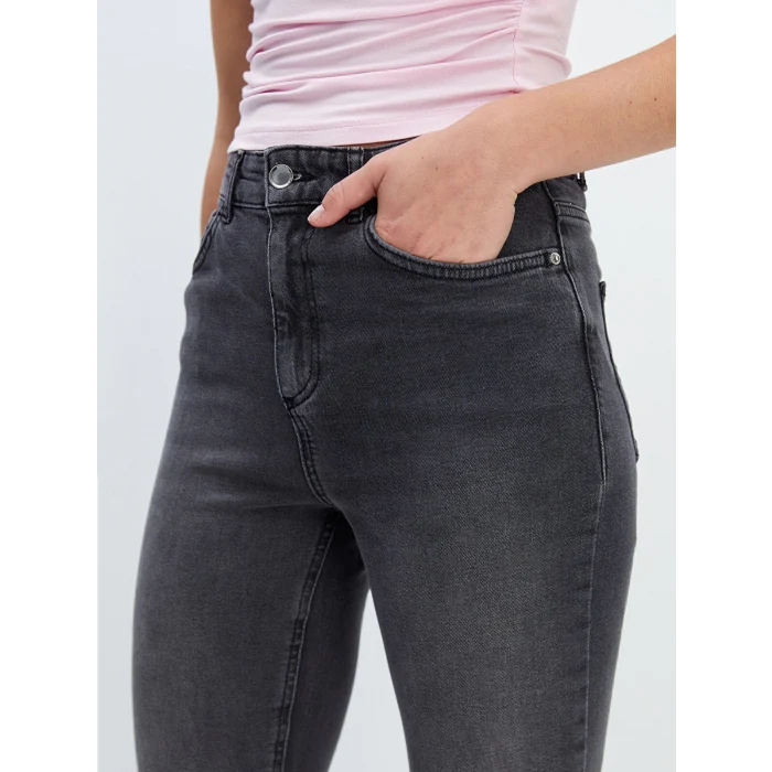 LCW Jeans GRİ Mars Flare Kadın Jean Pantolon