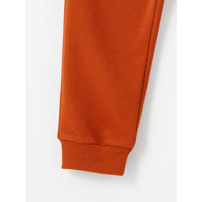 LCW Kids BEJ Çizgili Erkek Çocuk Tişört ve Eşofman Alt 2li