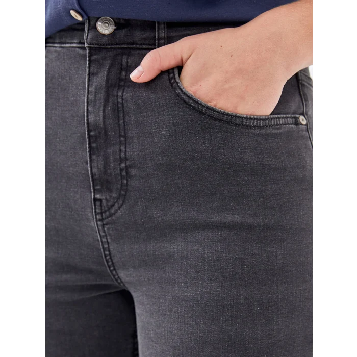 LCW Jeans GRİ Mars Flare Kadın Jean Pantolon