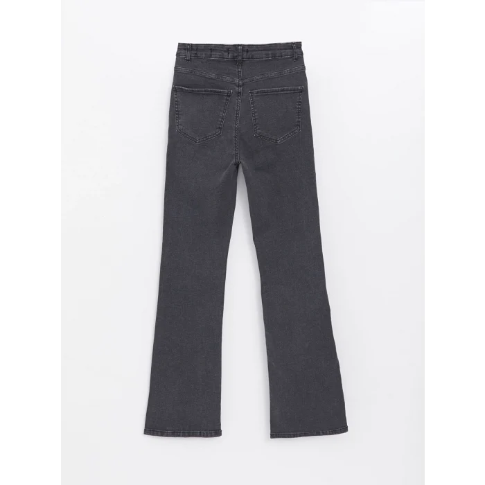 LCW Jeans GRİ Mars Flare Kadın Jean Pantolon