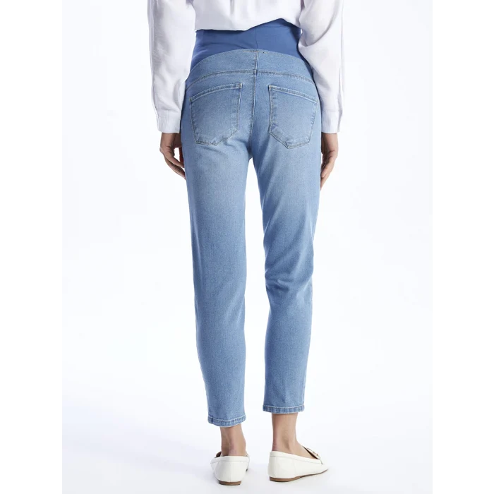 LCWAIKIKI Maternity İNDİGO Karın Panelli Slim Mom Fit Hamile Jean Pantolon