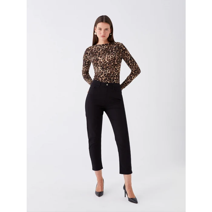 LCWAIKIKI Basic SİYAH Slim Fit Kadın Jean Pantolon