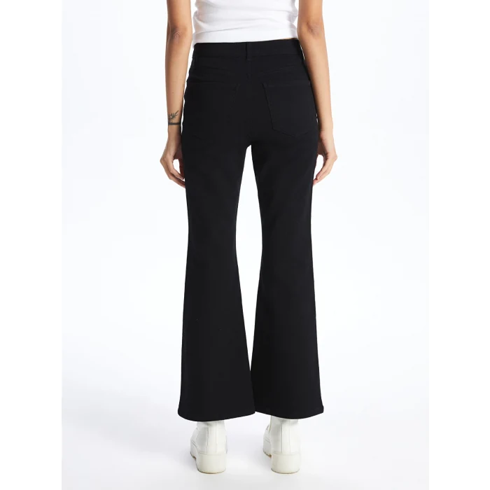 LCW Jeans SİYAH Mars Flare Kadın Jean Pantolon