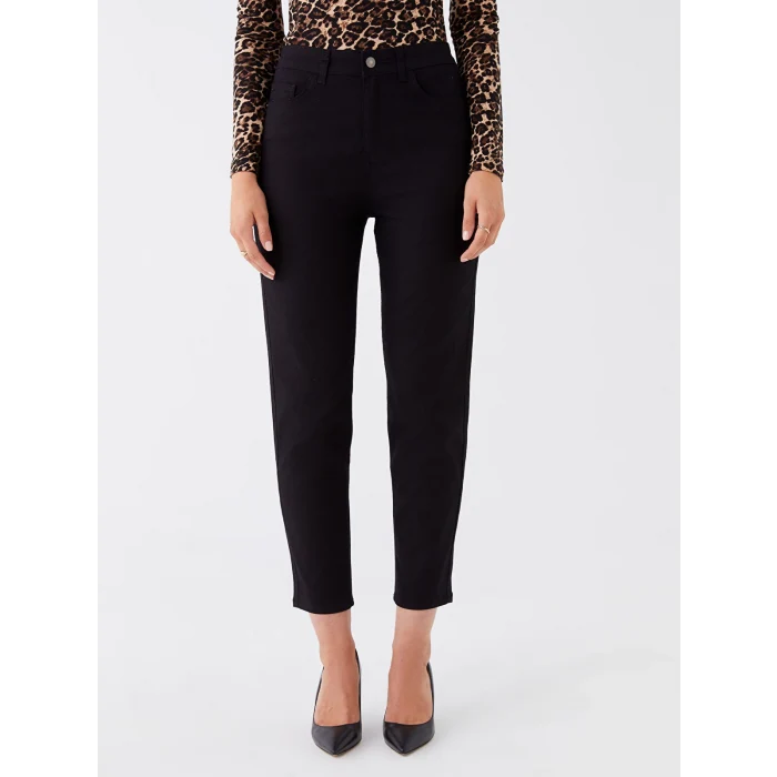 LCWAIKIKI Basic SİYAH Slim Fit Kadın Jean Pantolon