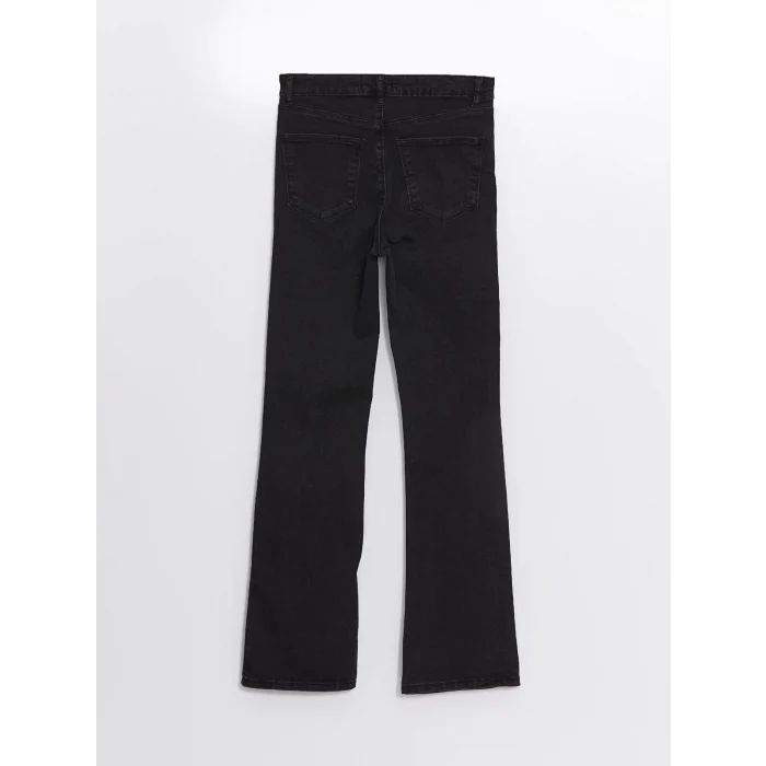 LCW Jeans SİYAH Mars Flare Kadın Jean Pantolon