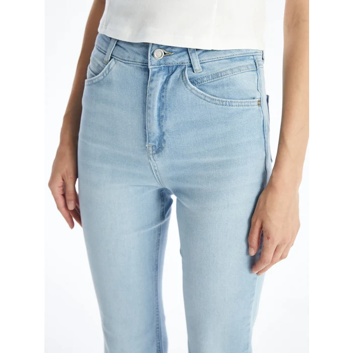 LCW Jeans İNDİGO Mars Flare Kadın Jean Pantolon