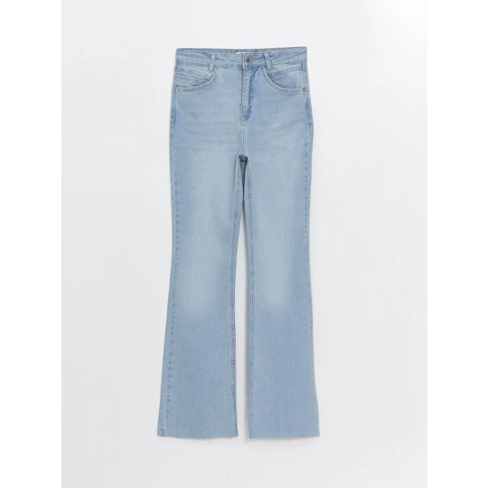 LCW Jeans İNDİGO Mars Flare Kadın Jean Pantolon