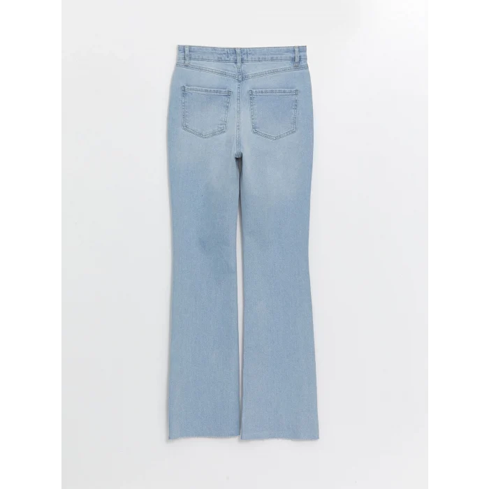 LCW Jeans İNDİGO Mars Flare Kadın Jean Pantolon