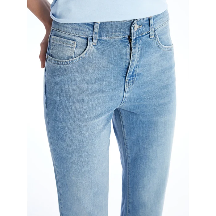 LCW Jeans İNDİGO Mars Flare Kadın Jean Pantolon