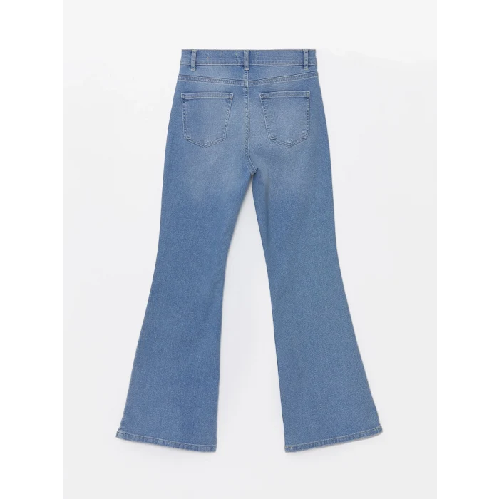 LCW Jeans İNDİGO Mars Flare Kadın Jean Pantolon