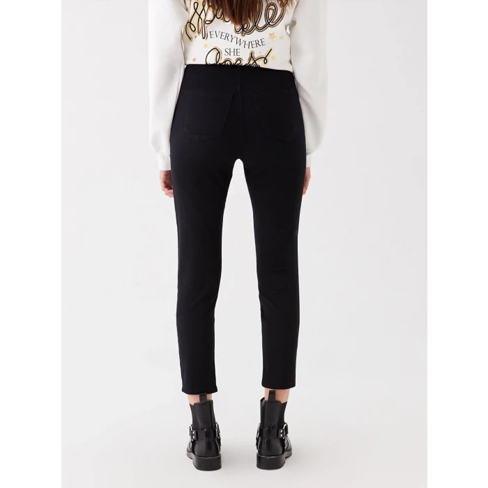 LCW Jeans SİYAH Slim Mom Kadın Jean Pantolon