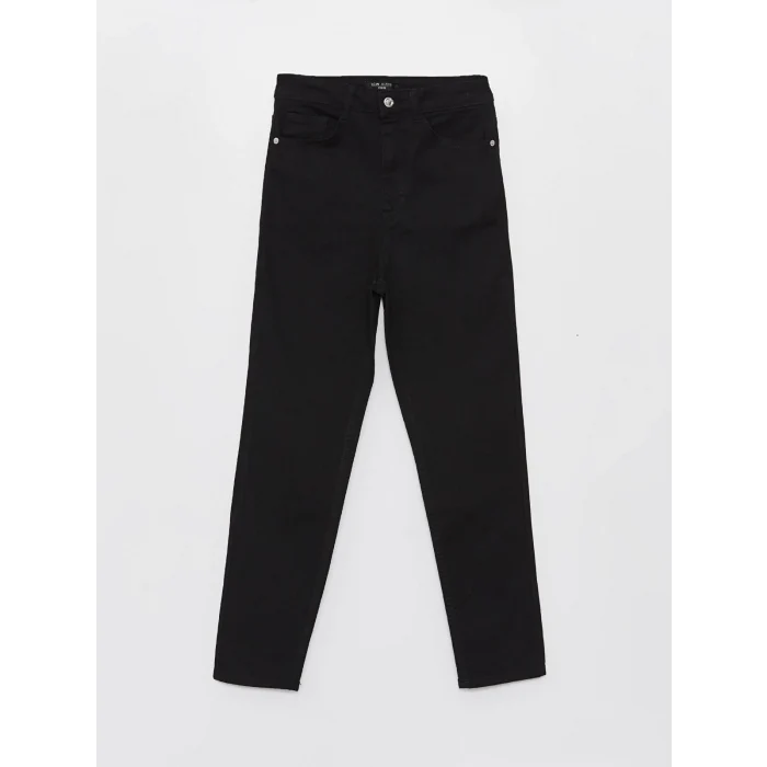 LCW Jeans SİYAH Slim Mom Kadın Jean Pantolon