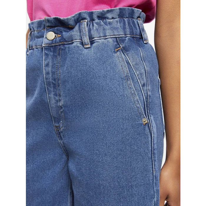 LCW Jeans İNDİGO Yüksek Bel Slouchy Kadın Jean Pantolon